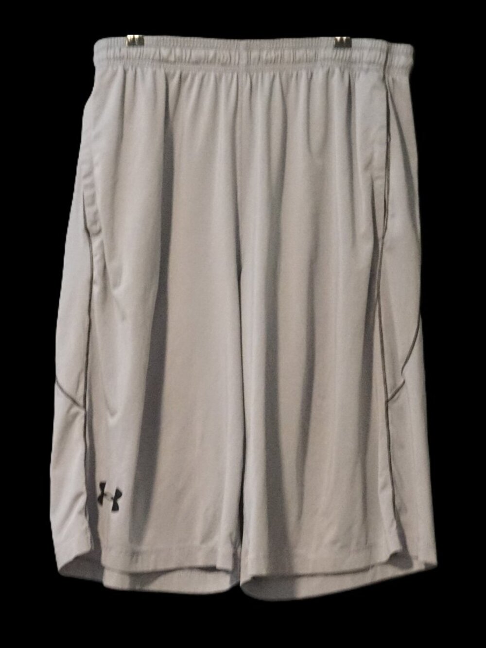 Under Armour Gray Athletic Shorts with Black Stitching Men’s X-Large Tall
